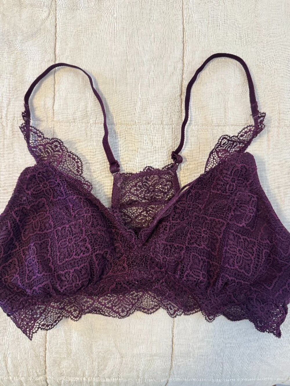 Purple Lace Bralette